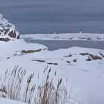 62 Vinter skärgård, Hållö fyr i Bohuslän