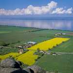 51 Utblick från Brahehus vid Vättern i Småland