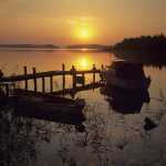 130 Sommarmorgon i Värnen, Åmål i Dalsland