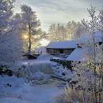 137 Huttlakvarn vid Afsån i Naum, Västergötland