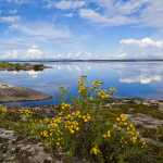 90 Sjön Dättern del av Vänern i Västergötland